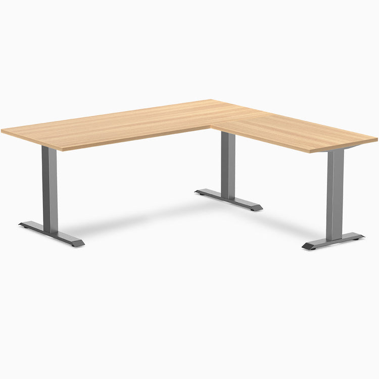 Desky Zero Melamine L-Shape Office Desk
