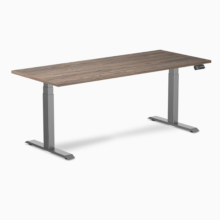 Desky Dual Melamine Sit Stand Desk