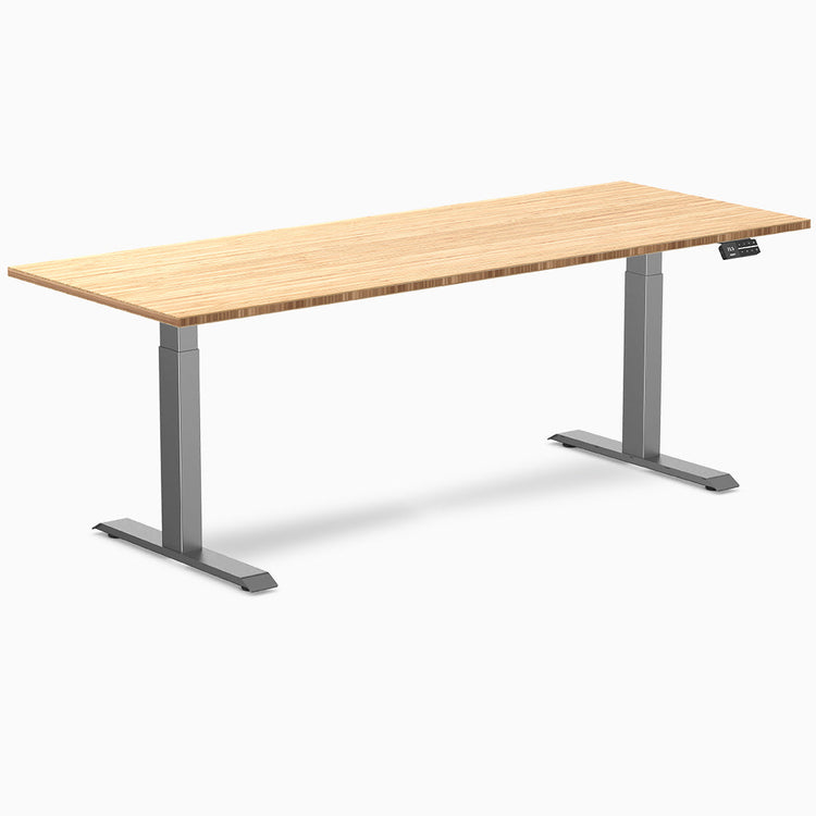 Desky Dual bamboe zit-sta bureau