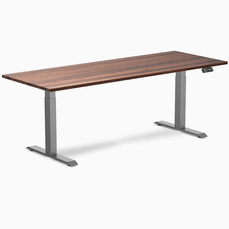 Desky Dual Hardwood Sit Stand Desk
