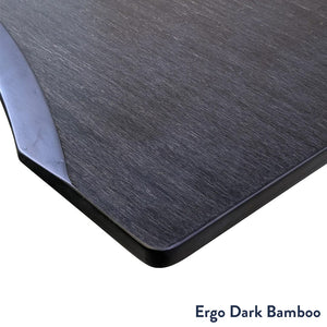 Desky Dunkler Bambus Ergo Edge Tischplatte