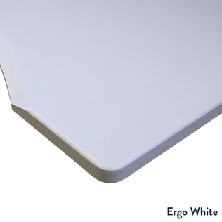 Desky weiße Ergo-Edge-Tischplatte