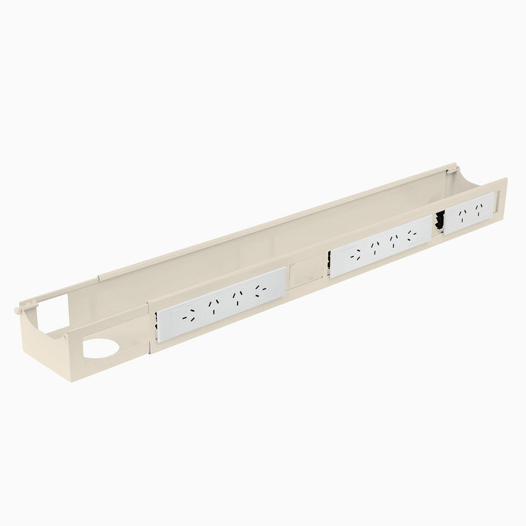 Desky Geïntegreerde Kabel- en Stroomgoot