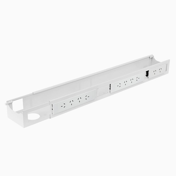 Desky Geïntegreerde Kabel- en Stroomgoot