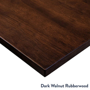 Desky Dark Walnut Rubberwood Desktop