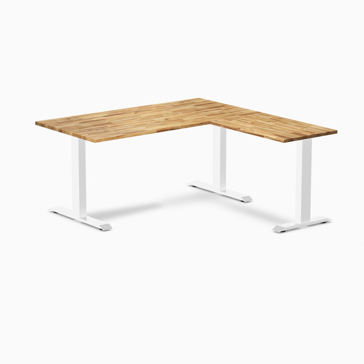 Bureau d'angle Desky Zero en bois massif