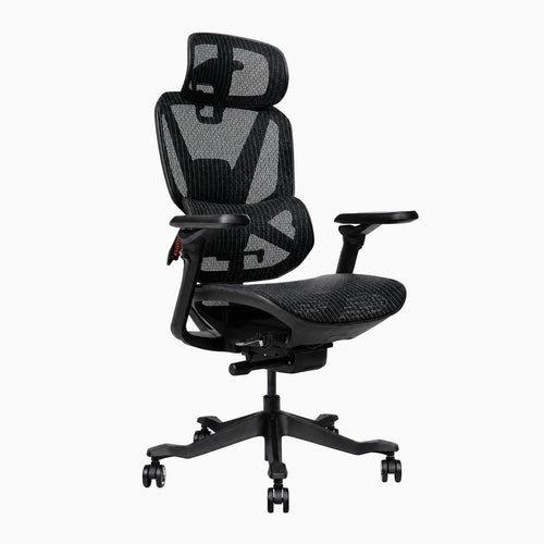 Contourra ergonomische mesh-bureaustoel in zwart