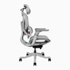 Desky contourra ergonomic office chair in white side view