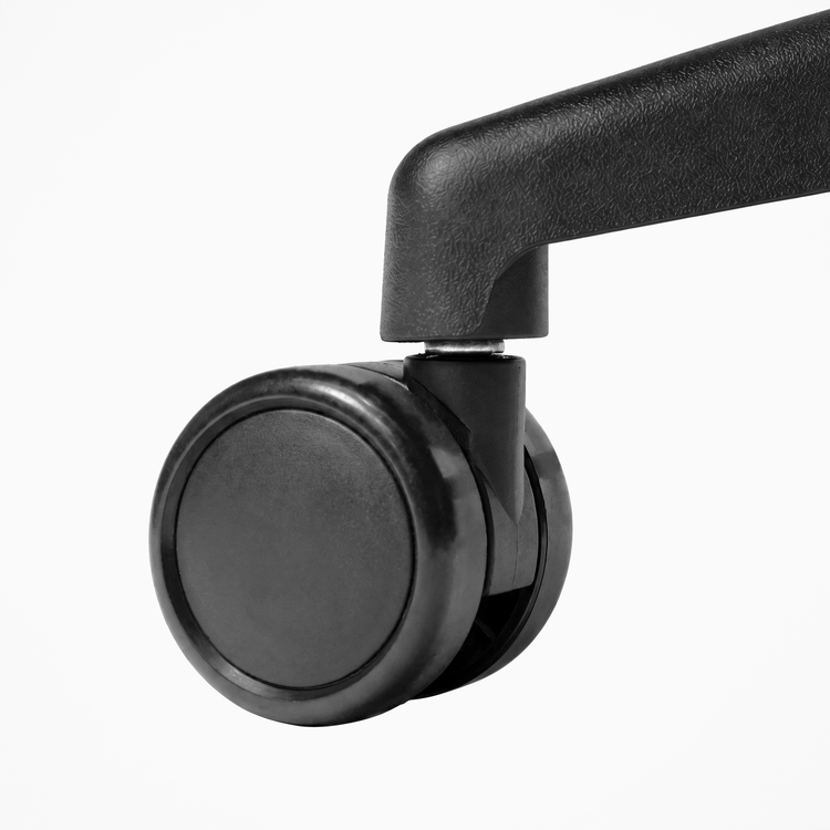 Ergonomiczny fotel biurowy Desky Pivot, detal kółka