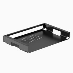 Desky Under Desk Ultra Slim Shelf in Matte Black