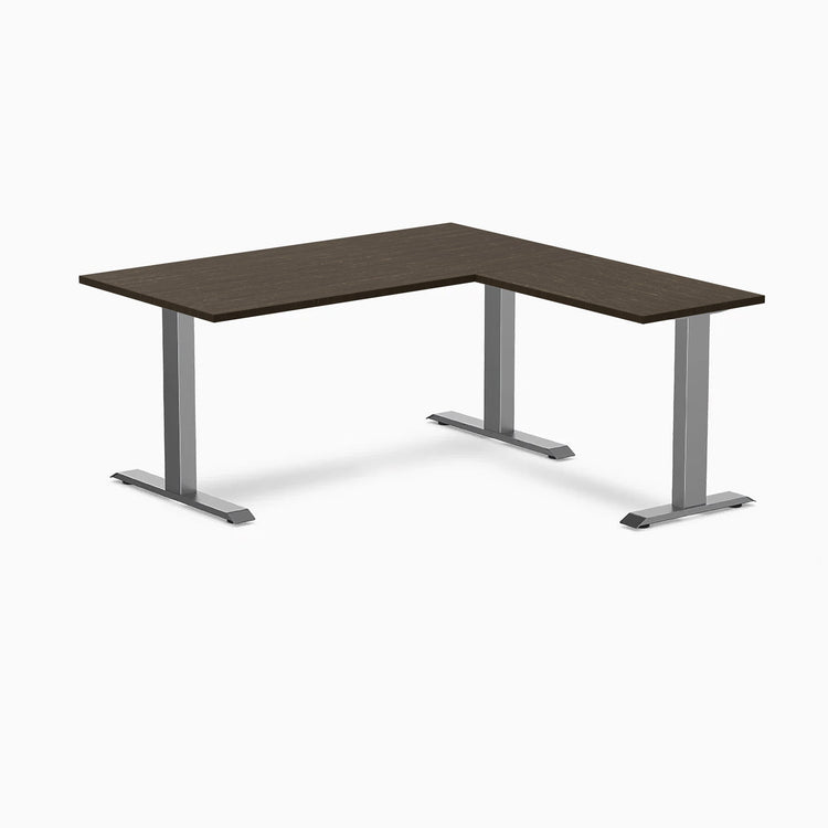 Desky Zero Bamboo L-Shape Office Desk