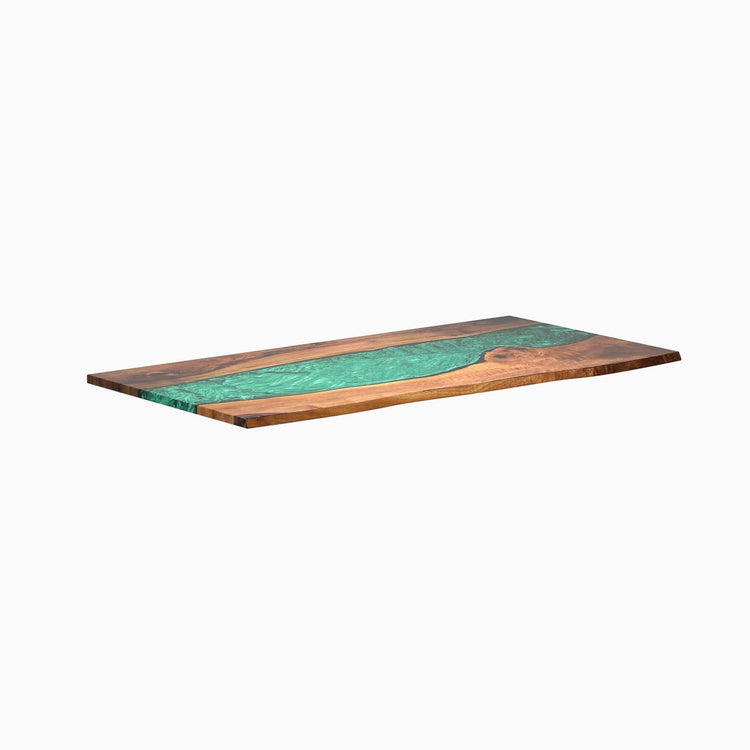 Plateaux de bureau en bois massif et résine Desky