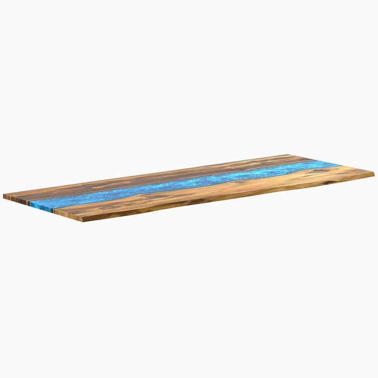 Plateaux de bureau en bois massif et résine Desky