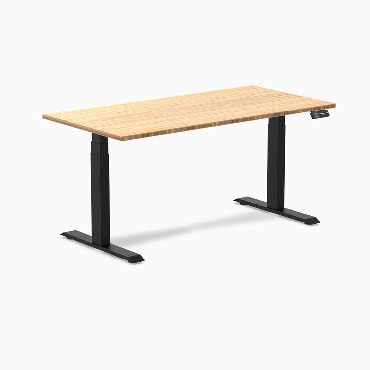Desky Dual bamboe zit-sta bureau
