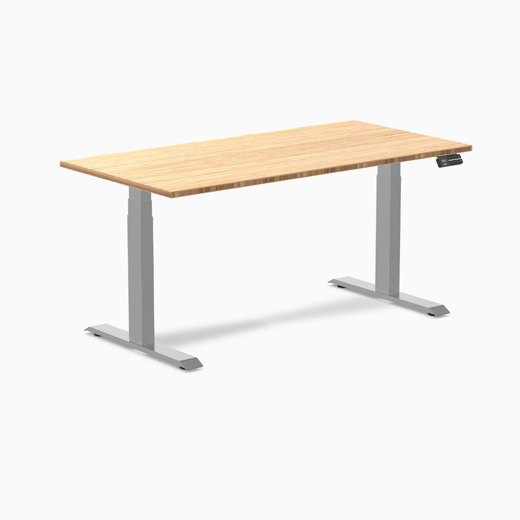 Desky Dual bamboe zit-sta bureau