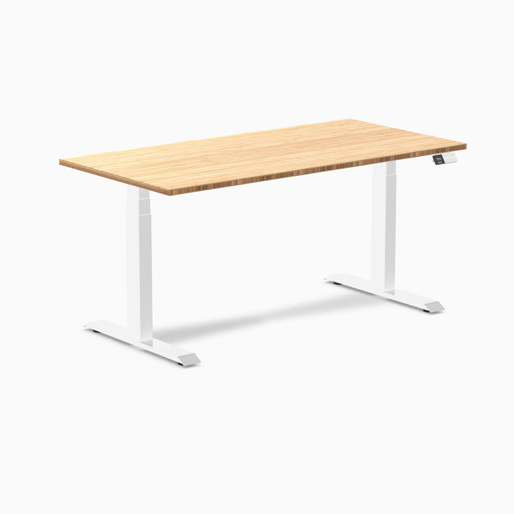 Desky Dual bamboe zit-sta bureau