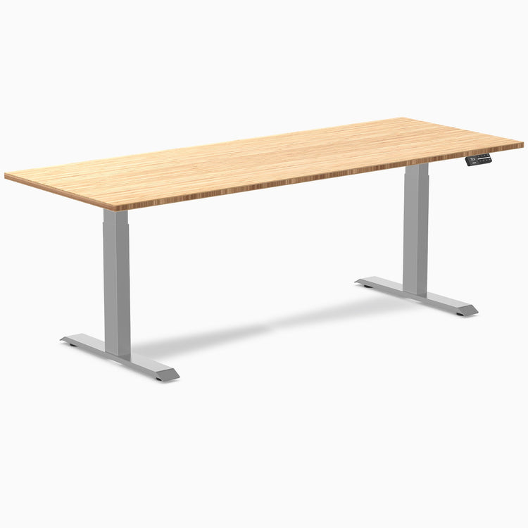 Desky Dual bamboe zit-sta bureau