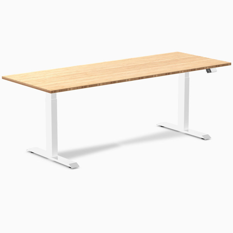 Desky Dual bamboe zit-sta bureau