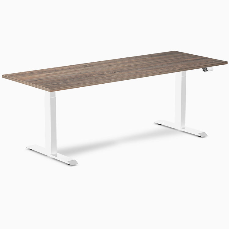 Desky Dual Melamine Sit Stand Desk