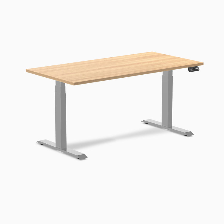 Desky Dual Melamine Sit Stand Desk