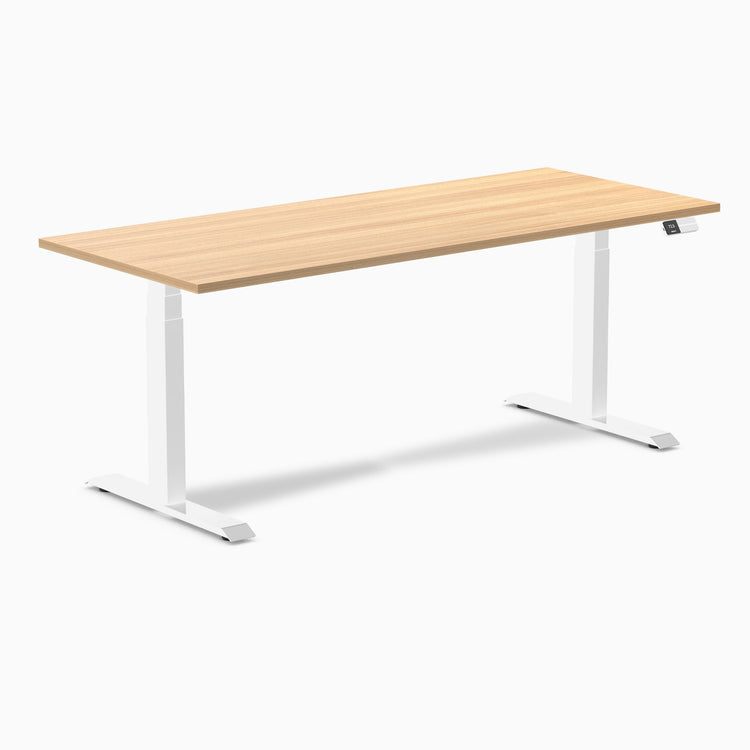 Desky Dual Melamine Sit Stand Desk