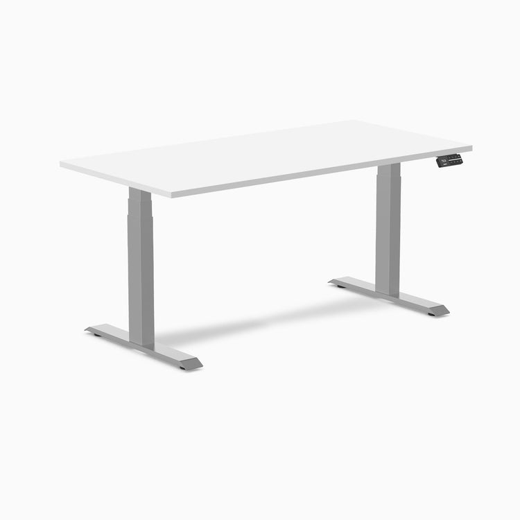 Desky Dual Melamine Sit Stand Desk