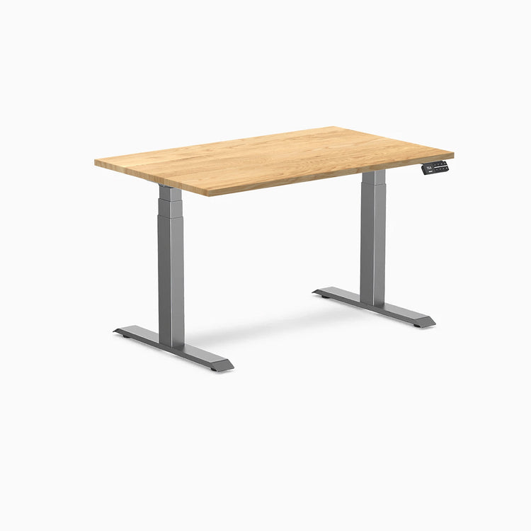 Desky Dual Hardwood Sit Stand Desk