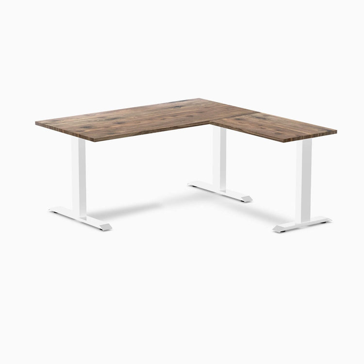 Bureau d'angle Desky Zero en bois massif