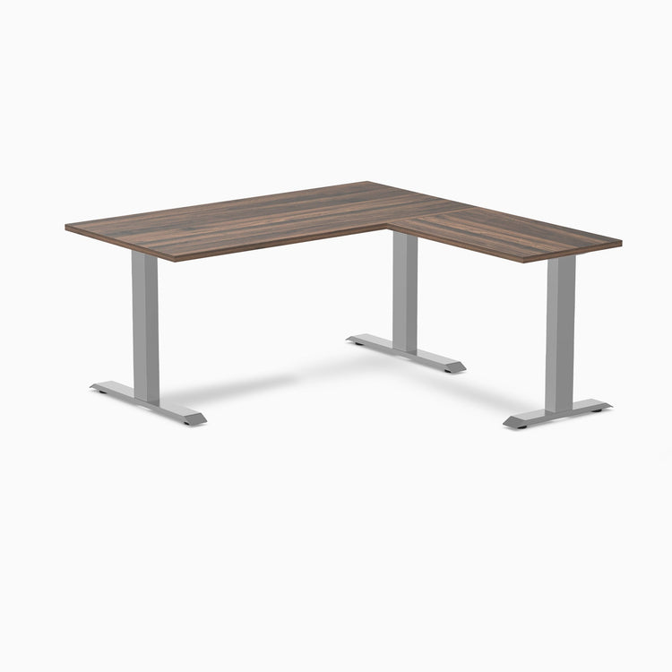 Desky Zero Melamine L-Shape Office Desk