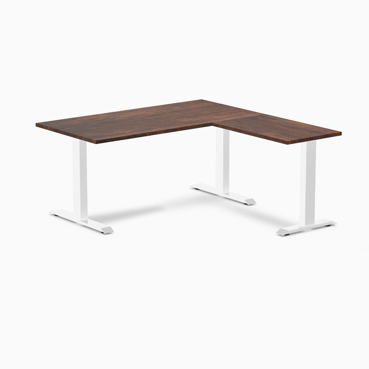 Desky Zero Softwood L-Shape Office Desk