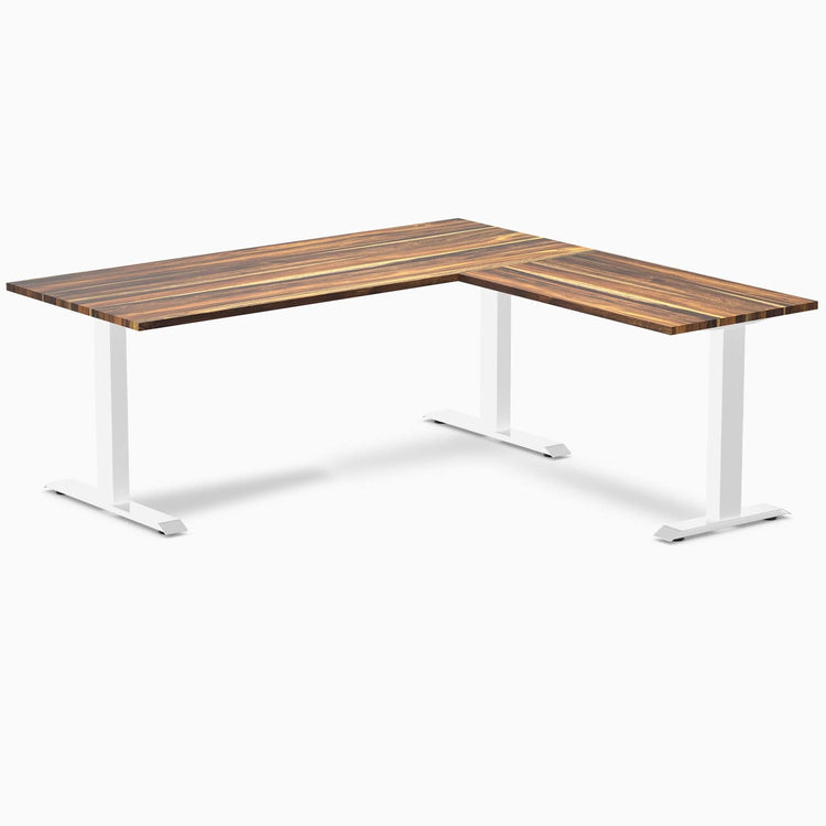 Bureau d'angle Desky Zero en bois massif