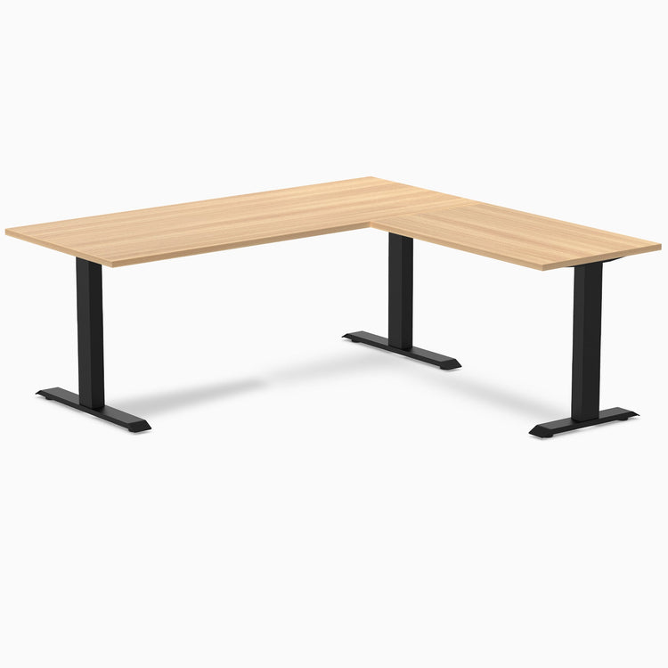 Desky Zero Melamine L-Shape Office Desk