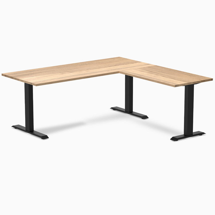 Bureau d'angle Desky Zero en bois massif