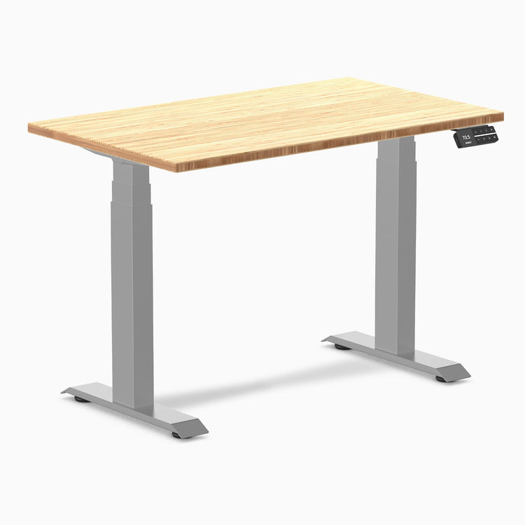 Desky Dual Mini Bambus höhenverstellbarer Schreibtisch