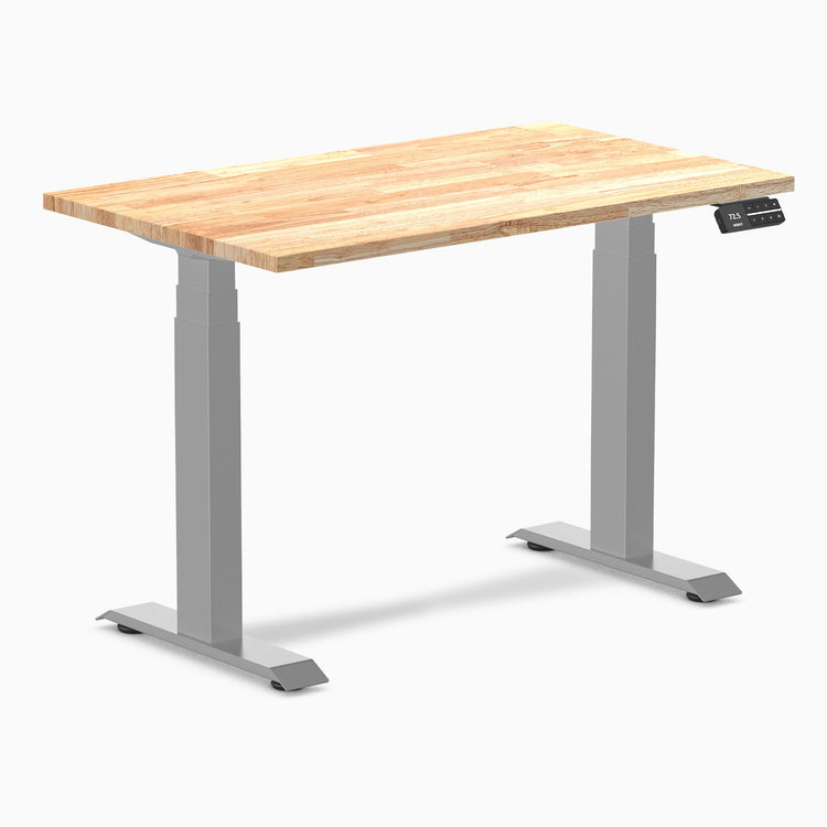 Desky Dual Mini Rubberwood Sit Stand Desk