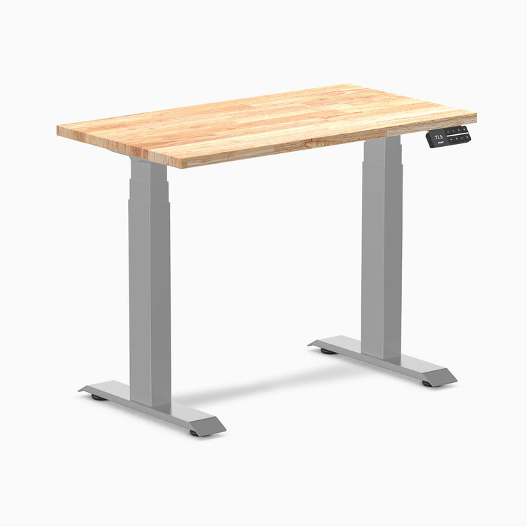 Desky Dual Mini Rubberwood Sit Stand Desk