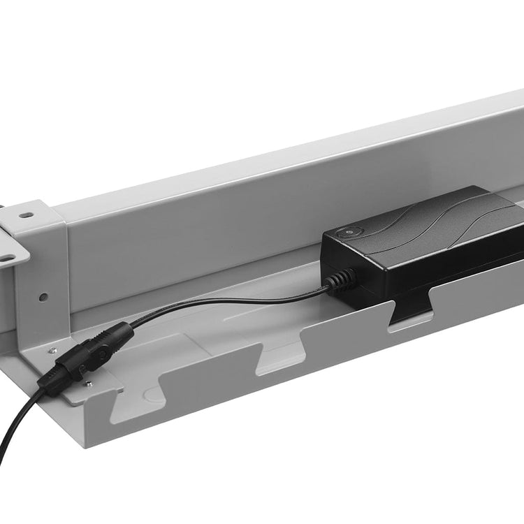 Desky Single Sit Stand Desk Frame Grey - Desky