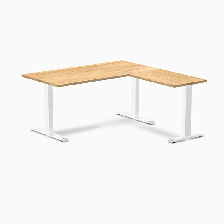 Bureau d'angle Desky Zero en bois massif