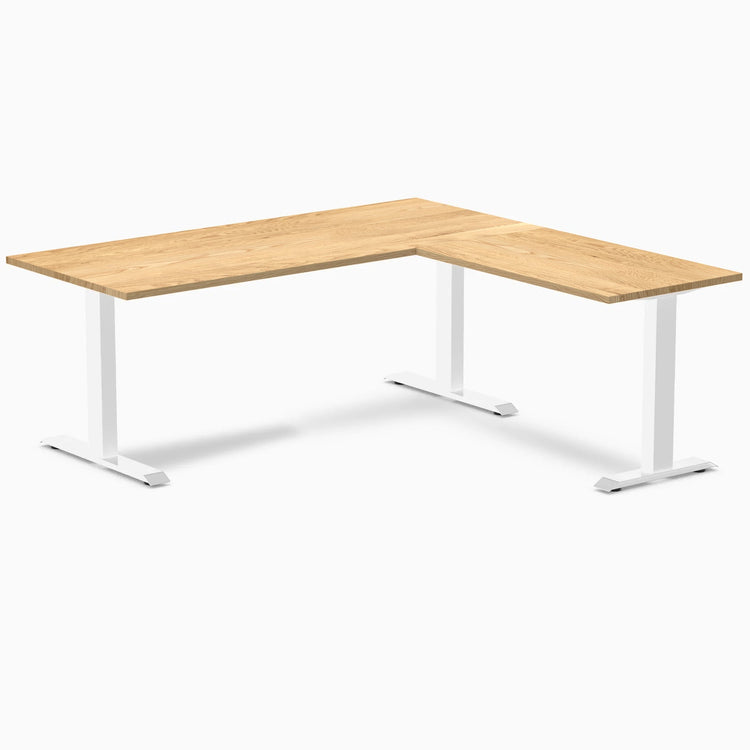 Bureau d'angle Desky Zero en bois massif